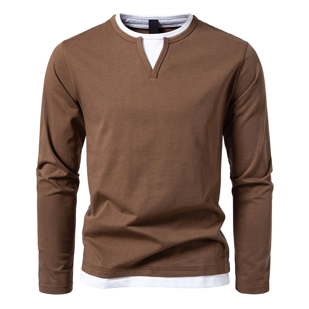 The Henley Layered Long Sleeve