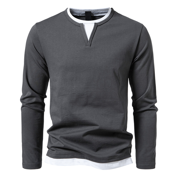 The Henley Layered Long Sleeve