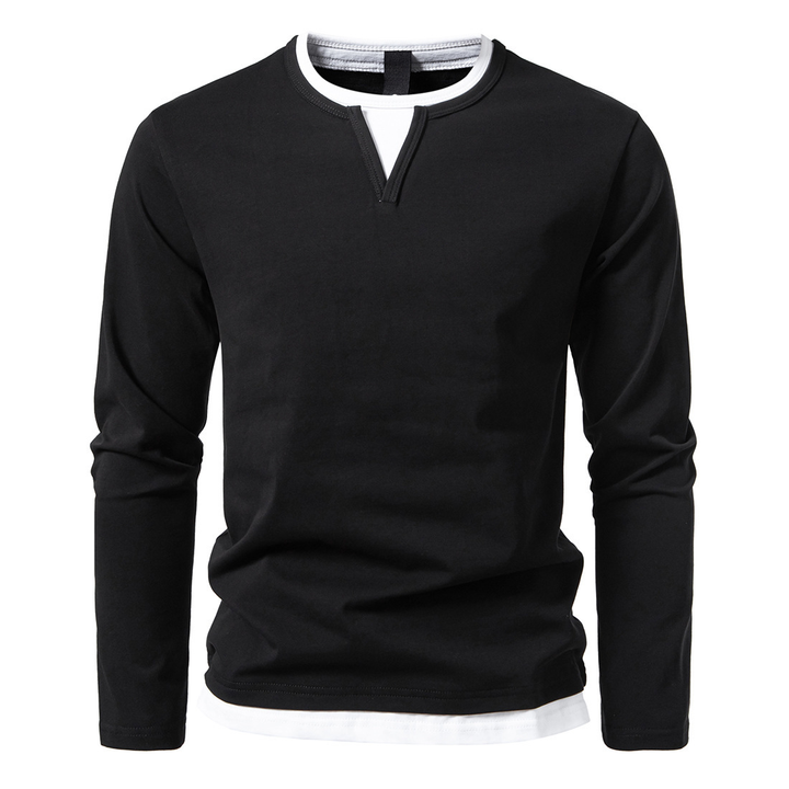 The Henley Layered Long Sleeve