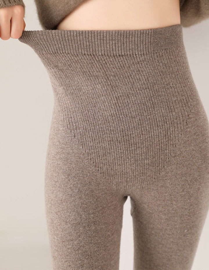 Aura Ribbed Wool Leggings