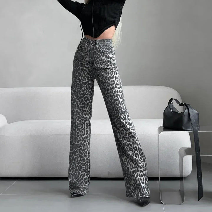 Metro Leopard Trousers