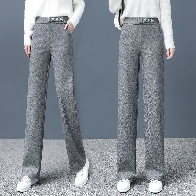 Regal Herringbone Trousers