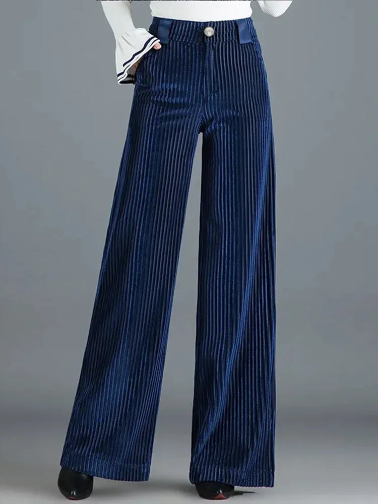 Velvet Palazzo Pants