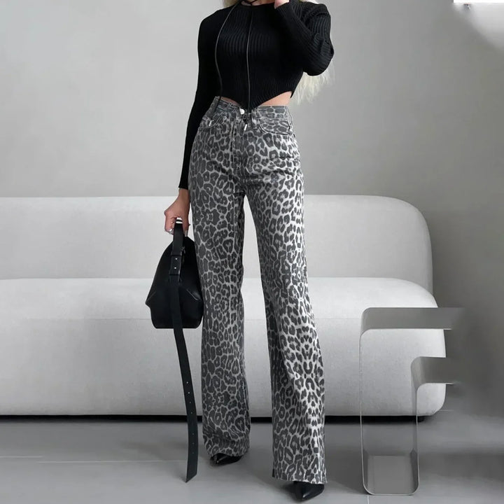 Metro Leopard Trousers