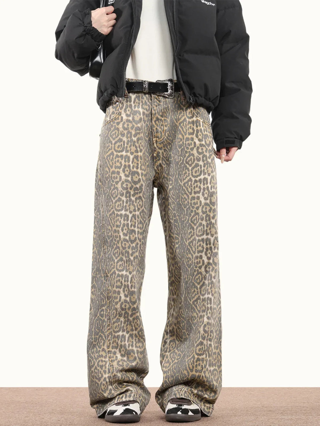 Ocelot Printed Jeans