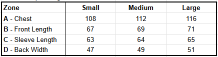 Size Guide