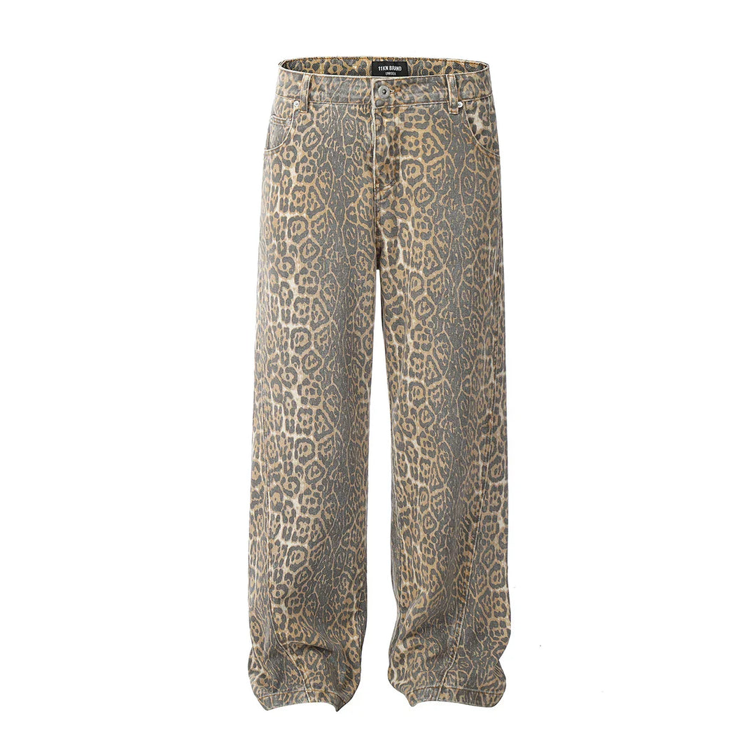 Ocelot Printed Jeans