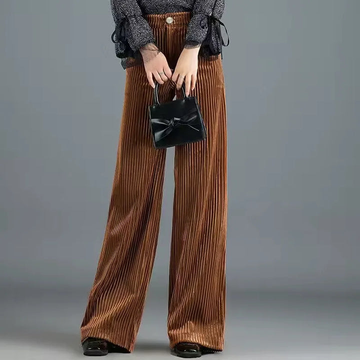 Velvet Palazzo Pants