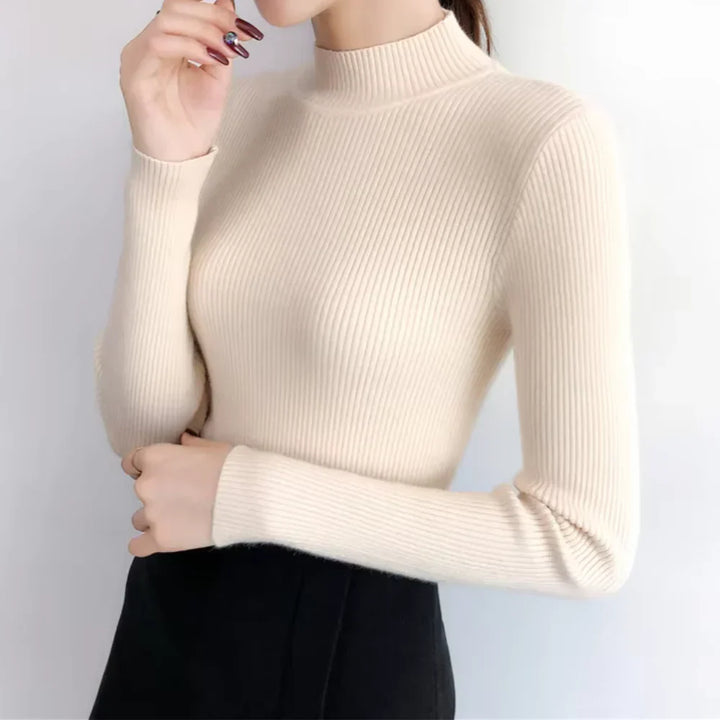 Marina Ribbed Turtleneck