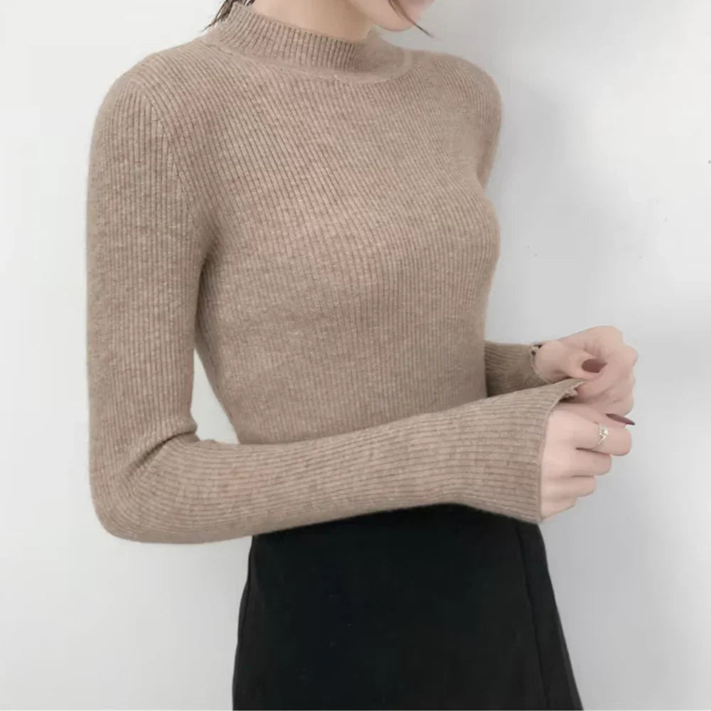 Marina Ribbed Turtleneck