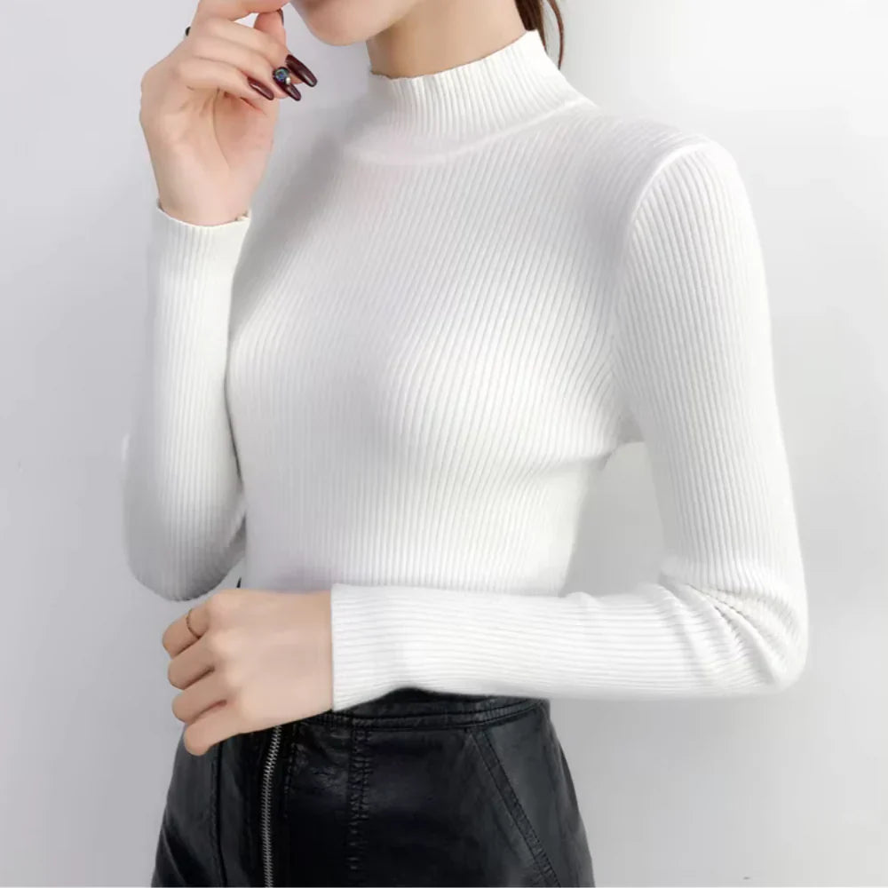 Marina Ribbed Turtleneck